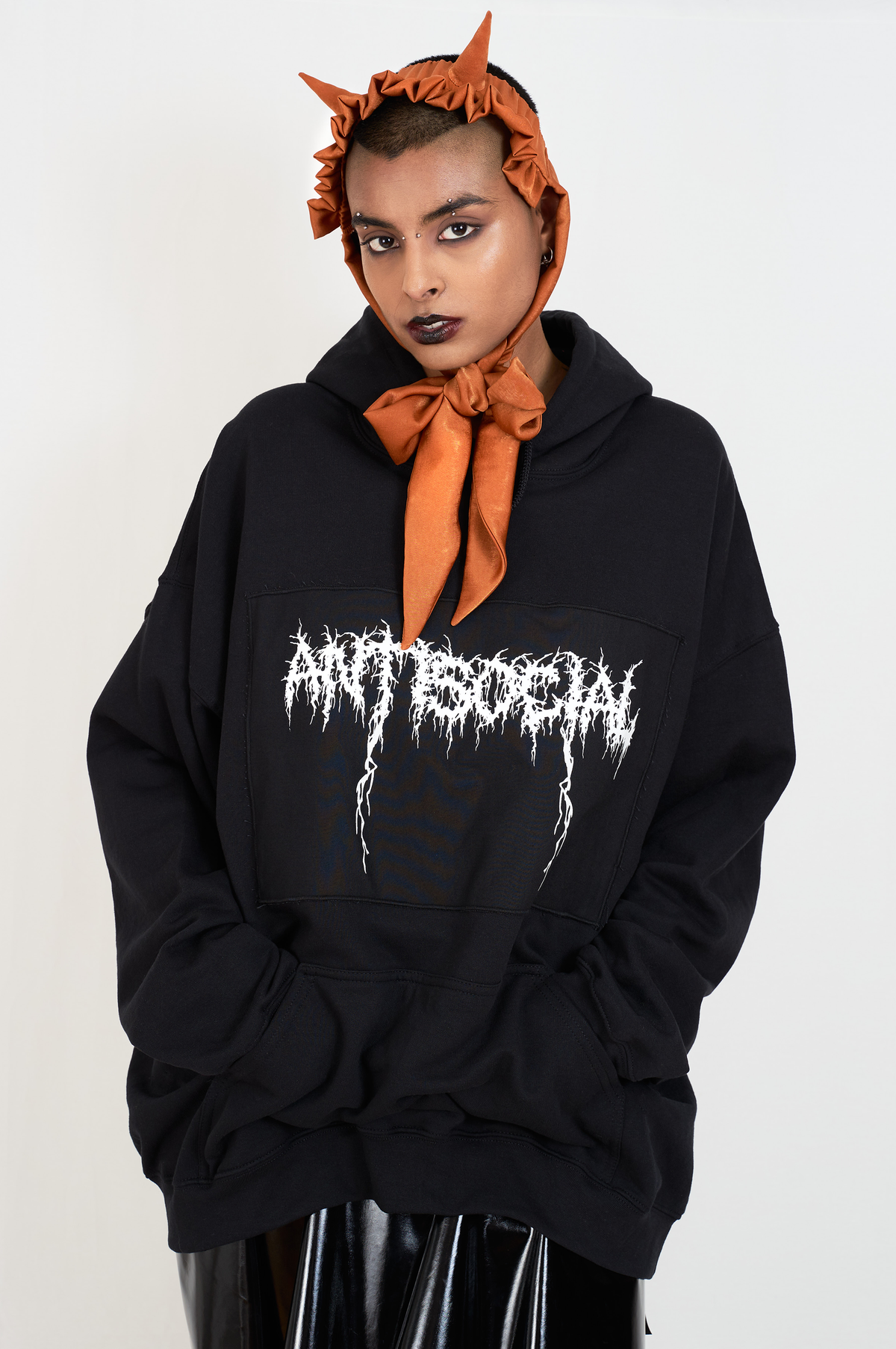 antisocial hoodie black