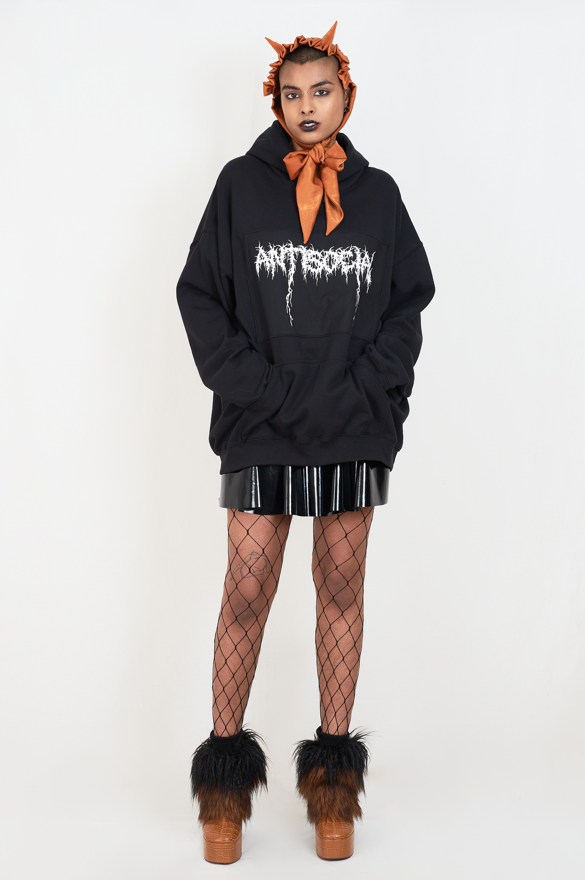 antisocial hoodie black