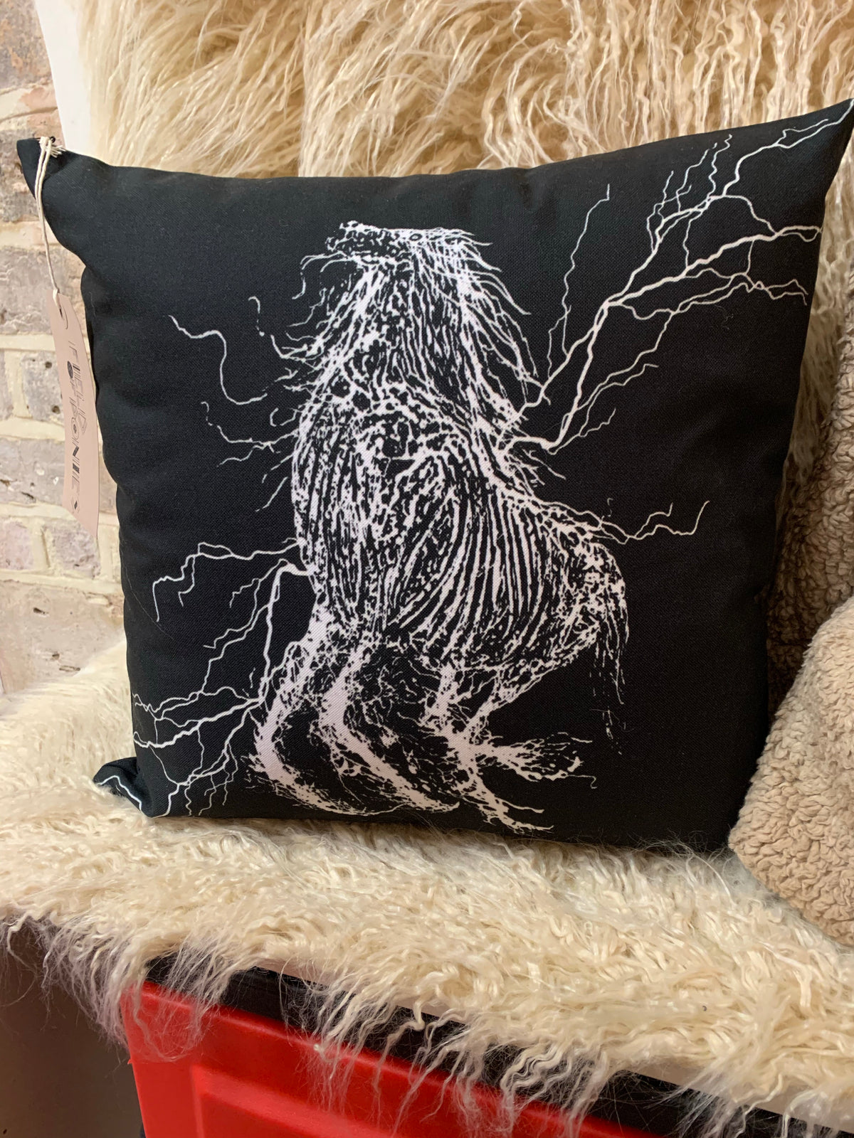 Black Horse cushion