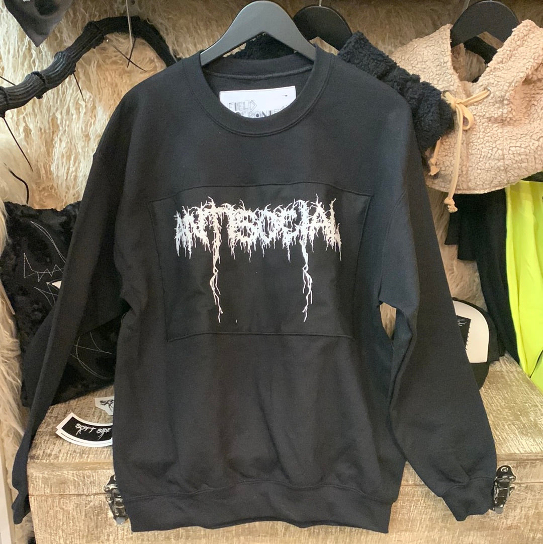 ANTISOCIAL SWEATSHIRT BLACK